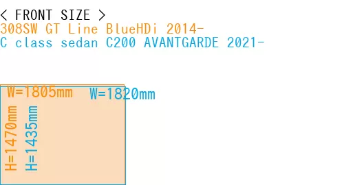 #308SW GT Line BlueHDi 2014- + C class sedan C200 AVANTGARDE 2021-